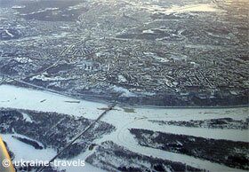 Kiev in winter (January).