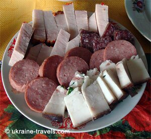 Sausages and bacon